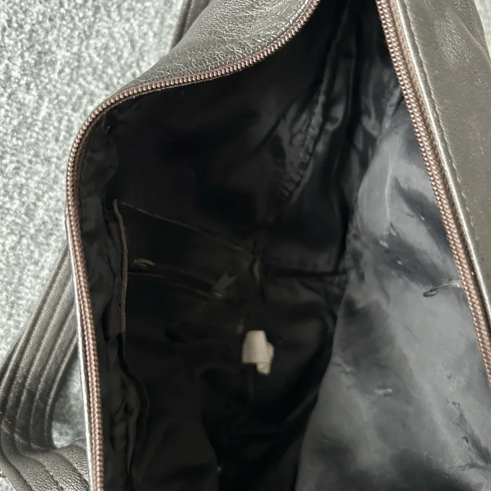 Amerileather Bag Chocolate‎ Sling Backpack Leather Crossbody Mens Travel Daypack